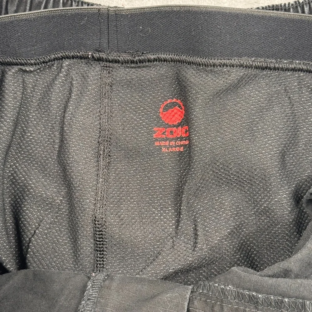 Zoic Cycling Cargo Shorts Men's XL Black Padded Liner‎ Mountain Bike MTB